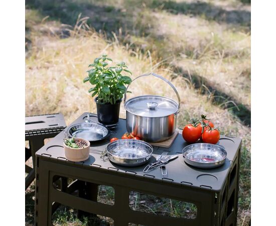 Туристический стол Tribe Camp Table High пластиковий Olive (T-EF-0004-olive), изображение 11 Туристический стол Tribe Camp Table High пластиковий Olive (T-EF-0004-olive), изображение 11
