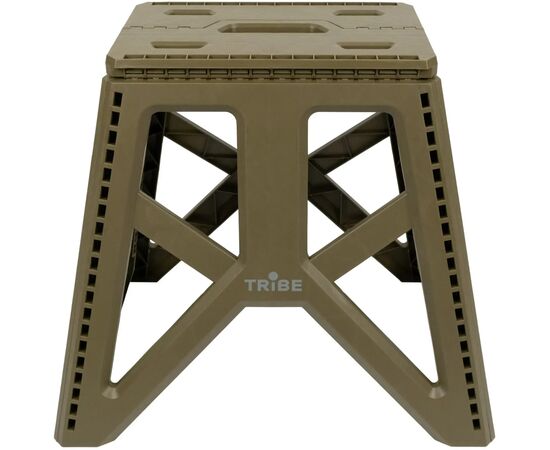 Стілець складаний Tribe Camp Chair High пластиковий Olive (T-EF-0002-olive), зображення 2 Стілець складаний Tribe Camp Chair High пластиковий Olive (T-EF-0002-olive), зображення 2
