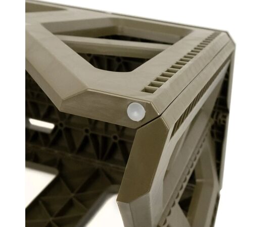 Стілець складаний Tribe Camp Chair High пластиковий Olive (T-EF-0002-olive), зображення 7 Стілець складаний Tribe Camp Chair High пластиковий Olive (T-EF-0002-olive), зображення 7