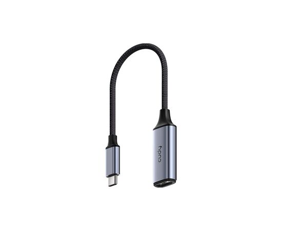 Перехідник USB-C to HDMI 4K60Hz Grey Cudy (UH401)