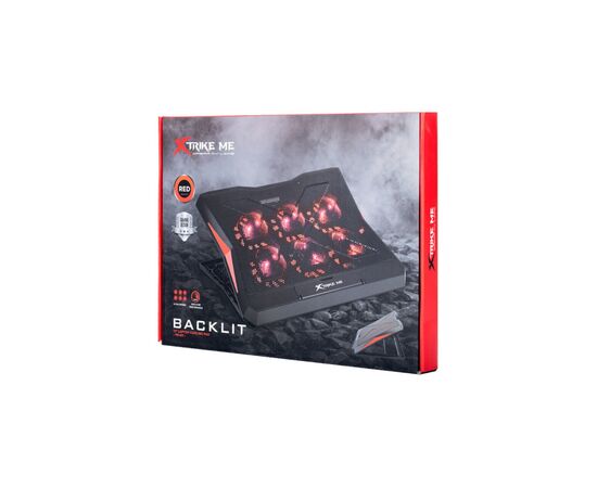 Подставка для ноутбука Xtrike ME FN-811 5 Fan, 2 USB x Hub (FN-811), изображение 9 Подставка для ноутбука Xtrike ME FN-811 5 Fan, 2 USB x Hub (FN-811), изображение 9