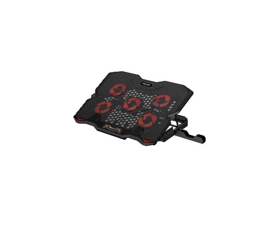 Подставка для ноутбука Xtrike ME FN-813 5 Fan, Red Led, 2 USB (FN-813), изображение 3 Подставка для ноутбука Xtrike ME FN-813 5 Fan, Red Led, 2 USB (FN-813), изображение 3