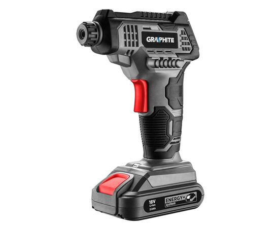 Автомобильный компрессор Graphite Energy+ 18V, 7бар (без АКБ и ЗУ) (58G041), изображение 7 Автомобильный компрессор Graphite Energy+ 18V, 7бар (без АКБ и ЗУ) (58G041), изображение 7