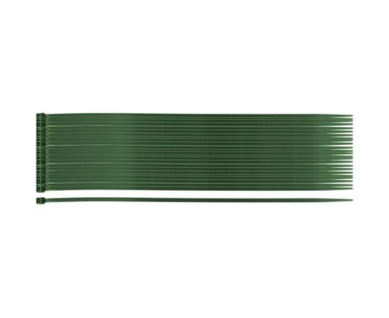 Стяжка Neo Tools 50шт, пластик, 2.5х200мм, зеленая (15-977)