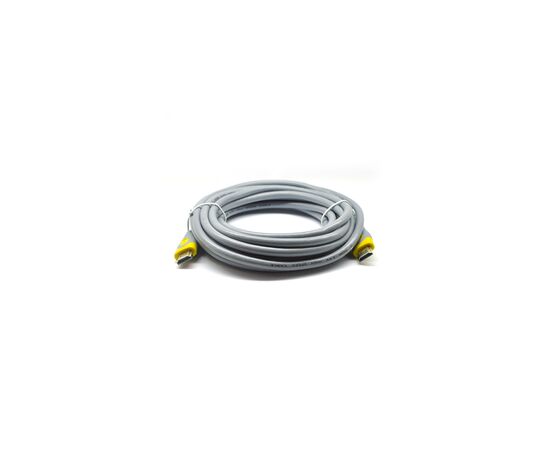 Кабель мультимедийный HDMI M to HDMI M 10.0m v2,0 Grey V-LINK (YT-HDMI(M)/(M)HSV2.0-10m)