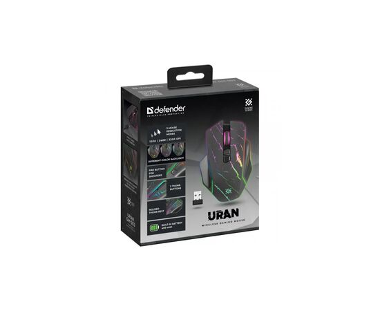 Мышка Defender Uran GM503 Wireless Black (52503), изображение 7 Мышка Defender Uran GM503 Wireless Black (52503), изображение 7