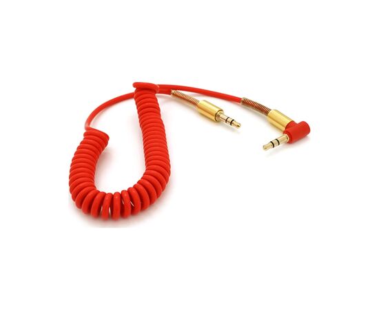 Кабель мультимедійний 3.5mm M to 3.5mm M 1.5m 90° corner red Voltronic (YT-AUXSGJ(M)/(M)-1.5-R)