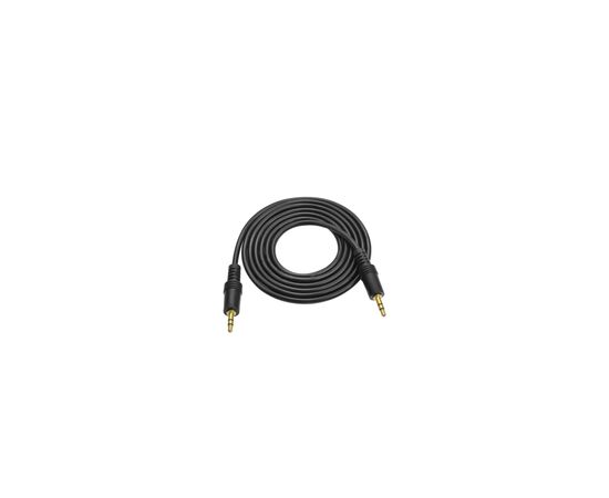 Кабель мультимедийный 3.5mm M to 3.5mm M 1.5m black Voltronic (YT-AUXGJ(M)/(M)-1.5-B)
