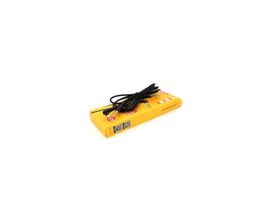 Кабель мультимедийный 3.5mm M to 3.5mm M 2.0m black iKAKU (YT-AUXGJ(M)/(M)-KSC-522-B)