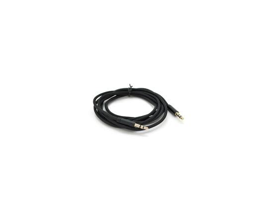 Кабель мультимедійний 3.5mm M to 3.5mm M 1.0m black VEGGIEG (YT-AUXGJ(M)/(M)-AB-1)