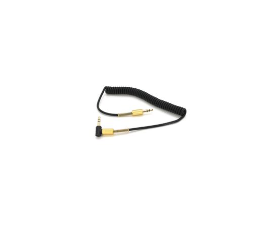 Кабель мультимедийный 3.5mm M to 3.5mm M 1.0m black VEGGIEG (YT-AUXGJ(M)/(M)-AWS-2)