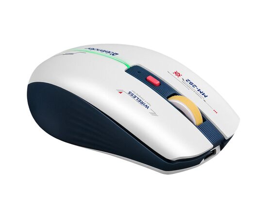 Мышка Defender Dila MM-282 Wireless White/Blue (52282), изображение 2 Мышка Defender Dila MM-282 Wireless White/Blue (52282), изображение 2