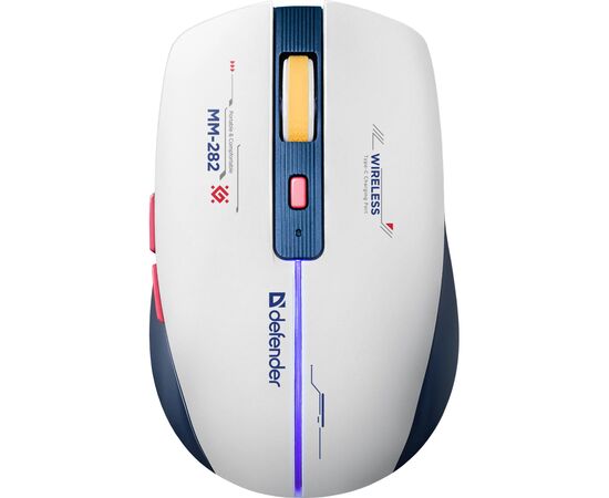 Мышка Defender Dila MM-282 Wireless White/Blue (52282)