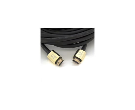 Кабель мультимедийный HDMI M to HDMI M 5.0m V2.1 8K black Merlion (YT-HDMI(M)/(M)8KV2.1-5.0m)