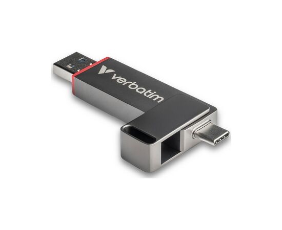USB флеш накопичувач Verbatim 128GB QuickStick USB 3.2/USB-C (32040)