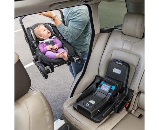 Автокресло Evenflo Shyft DualRide - Beaufort Black (від 1,4 кг до 16 кг) (032884203376), изображение 12 Автокресло Evenflo Shyft DualRide - Beaufort Black (від 1,4 кг до 16 кг) (032884203376), изображение 12