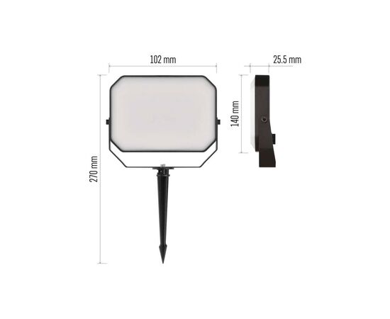 Прожектор EMOS ZIW184R 3шт 14 Вт RGBIC WIFI (ZIW184R), зображення 9 Прожектор EMOS ZIW184R 3шт 14 Вт RGBIC WIFI (ZIW184R), зображення 9