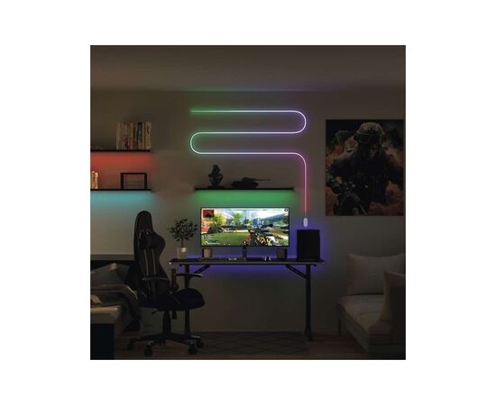 Светодиодная лента EMOS ZPW313I NEON white 3 m 24 Вт RGBIC WiFi (ZPW313I), изображение 11 Светодиодная лента EMOS ZPW313I NEON white 3 m 24 Вт RGBIC WiFi (ZPW313I), изображение 11