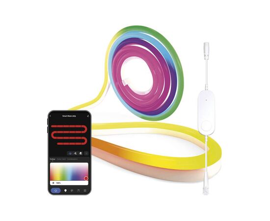 Світлодіодна стрічка EMOS ZPW313I NEON white 3 m 24 Вт RGBIC WiFi (ZPW313I)