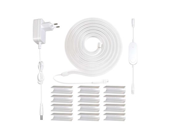Светодиодная лента EMOS ZPW513I NEON white 5 m 33 Вт RGBIC WiFi (ZPW513I), изображение 3 Светодиодная лента EMOS ZPW513I NEON white 5 m 33 Вт RGBIC WiFi (ZPW513I), изображение 3