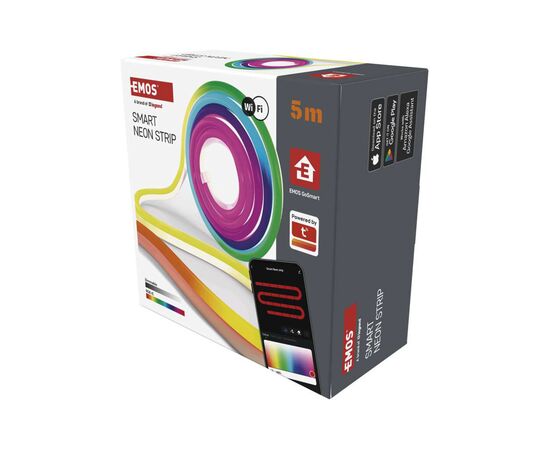 Светодиодная лента EMOS ZPW513I NEON white 5 m 33 Вт RGBIC WiFi (ZPW513I), изображение 6 Светодиодная лента EMOS ZPW513I NEON white 5 m 33 Вт RGBIC WiFi (ZPW513I), изображение 6