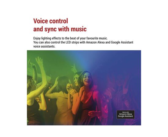 Светодиодная лента EMOS ZPW513I NEON white 5 m 33 Вт RGBIC WiFi (ZPW513I), изображение 9 Светодиодная лента EMOS ZPW513I NEON white 5 m 33 Вт RGBIC WiFi (ZPW513I), изображение 9