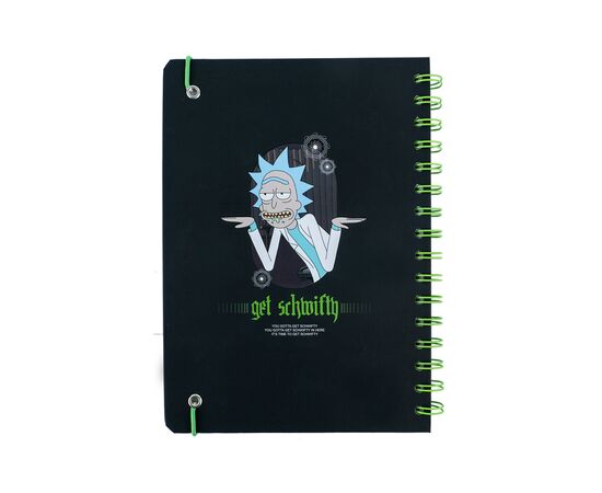 Блокнот Kite на спирали A5 Rick and Morty , 80 листов, клетка (RM24-190), изображение 3 Блокнот Kite на спирали A5 Rick and Morty , 80 листов, клетка (RM24-190), изображение 3
