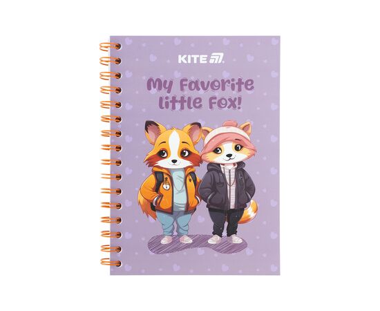 Блокнот Kite на спирали A5 Cute 4, 80 листов, клетка (K25-1911-4)