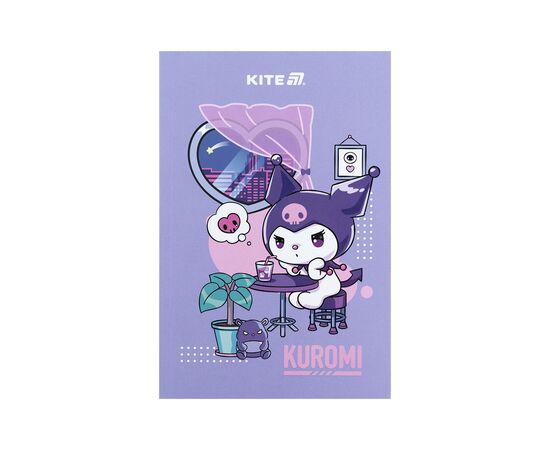 Блокнот Kite А5 Kuromi термобиндер, 64 листа, нелинованный (HK25-193)