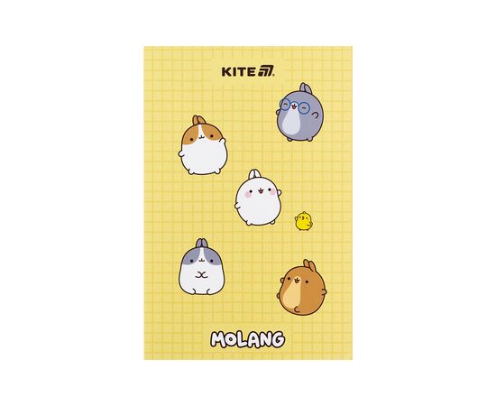 Блокнот Kite А5 Molang термобіндер, 64 аркуші, нелінований (ML25-193)