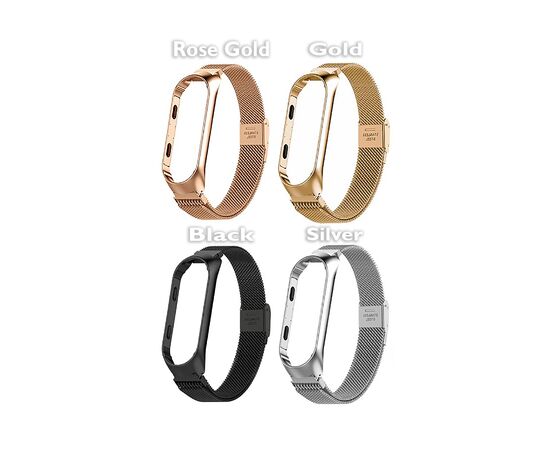 Ремешок для фитнес браслета BeCover Metal для Xiaomi Mi Smart Band 8 Black (709357), изображение 3 Ремешок для фитнес браслета BeCover Metal для Xiaomi Mi Smart Band 8 Black (709357), изображение 3