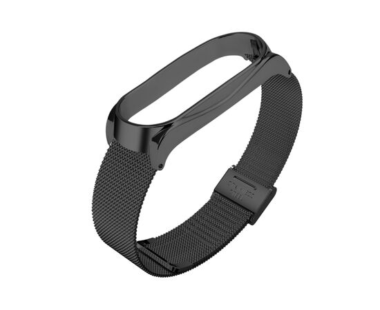 Ремешок для фитнес браслета BeCover Metal для Xiaomi Mi Smart Band 8 Black (709357), изображение 5 Ремешок для фитнес браслета BeCover Metal для Xiaomi Mi Smart Band 8 Black (709357), изображение 5