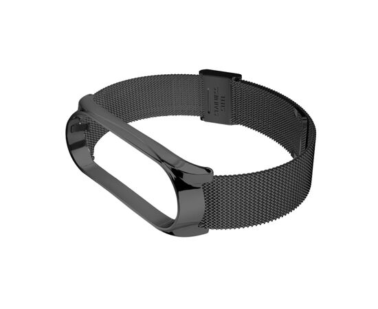 Ремешок для фитнес браслета BeCover Metal для Xiaomi Mi Smart Band 8 Black (709357), изображение 6 Ремешок для фитнес браслета BeCover Metal для Xiaomi Mi Smart Band 8 Black (709357), изображение 6