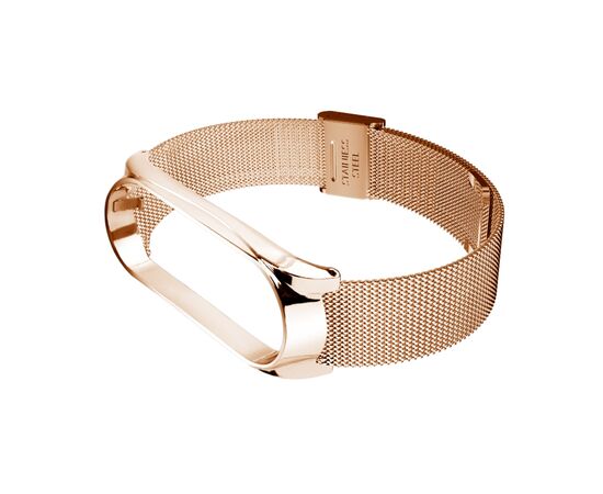 Ремешок для фитнес браслета BeCover Metal для Xiaomi Mi Smart Band 8 Rose Gold (709360), изображение 6