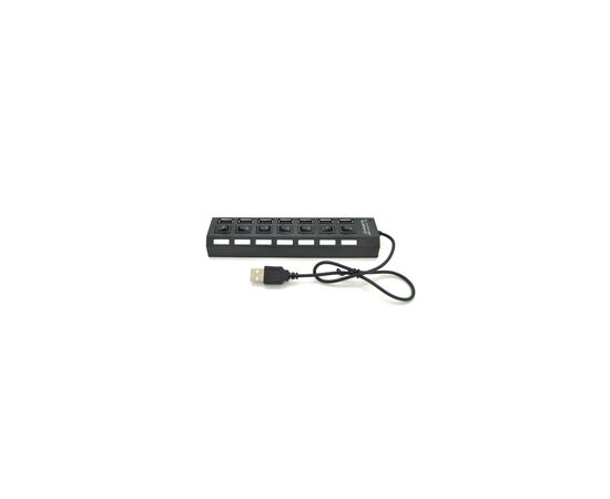 Концентратор Voltronic USB 2.0 to 7xUSB with switches black (YT-H7SHS-B)