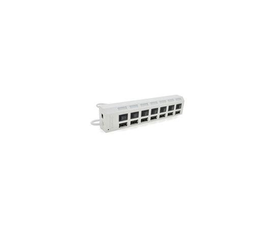 Концентратор Voltronic USB 2.0 to 7xUSB with switches white (YT-H7SHS-W)