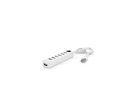 Концентратор Voltronic USB 2.0 to 7xUSB with power switch white (YT-H7S-W)