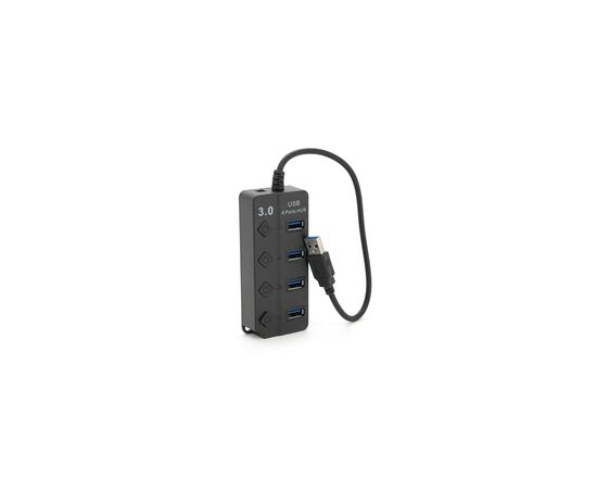Концентратор Voltronic USB 3.0 to 4xUSB with LED buttons black (YT-3H4A), изображение 2 Концентратор Voltronic USB 3.0 to 4xUSB with LED buttons black (YT-3H4A), изображение 2
