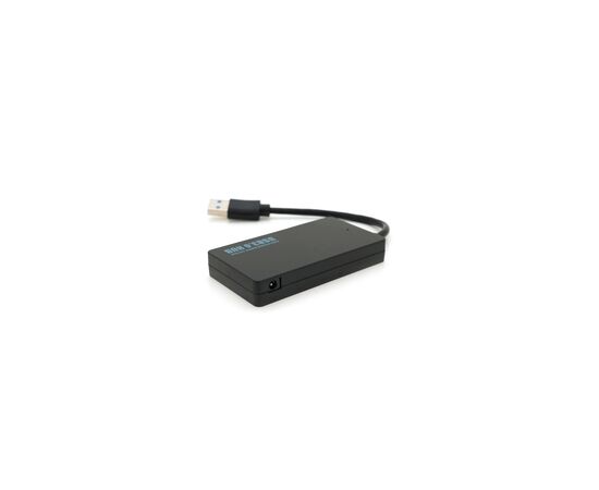 Концентратор Voltronic USB 3.0 to 4xUSB 0.14m flat black (YT-3HF4/2TB), изображение 2 Концентратор Voltronic USB 3.0 to 4xUSB 0.14m flat black (YT-3HF4/2TB), изображение 2