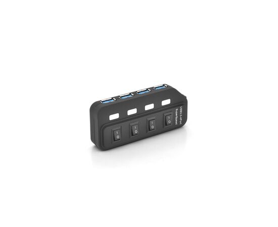 Концентратор Voltronic USB 3.0 to 4xUSB 0.6m with switches (YT-3H4S/2TB)