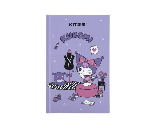 Блокнот Kite А6 Kuromi, твердая обложка, 80 листов, клетка (HK24-199-2), изображение 2 Блокнот Kite А6 Kuromi, твердая обложка, 80 листов, клетка (HK24-199-2), изображение 2