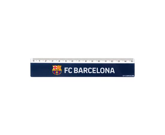 Линейка Kite FC Barcelona , 15 см (BC25-090)
