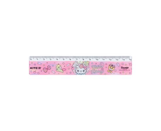 Линейка Kite Hello Kitty, 15 см (HK24-090-2)