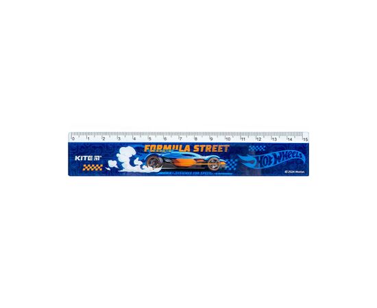 Лінійка Kite Hot Wheels, 15 см (HW24-090)