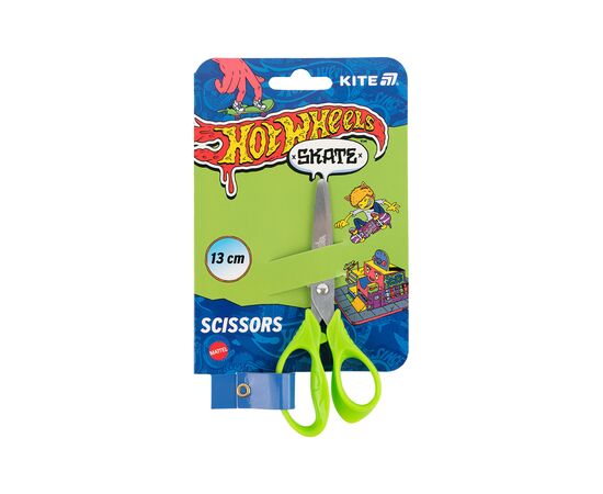 Ножницы Kite Hot Wheels, 13 см (HW25-122), изображение 2 Ножницы Kite Hot Wheels, 13 см (HW25-122), изображение 2