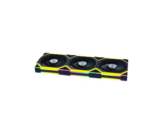 Кулер до корпусу Lian Li Uni Fan SL WIRELESS 120-3, Black (G99.12SL1W3B.00), зображення 2 Кулер до корпусу Lian Li Uni Fan SL WIRELESS 120-3, Black (G99.12SL1W3B.00), зображення 2