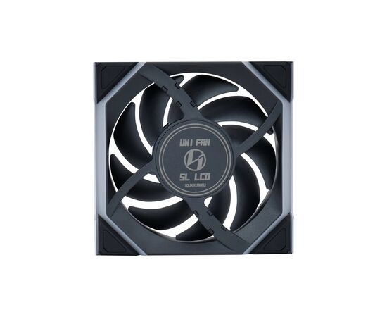 Кулер до корпусу Lian Li Uni Fan SL WIRELESS LCD Reverse, 120-1 (G99.12RSLLCD1W1B.00), зображення 4 Кулер до корпусу Lian Li Uni Fan SL WIRELESS LCD Reverse, 120-1 (G99.12RSLLCD1W1B.00), зображення 4