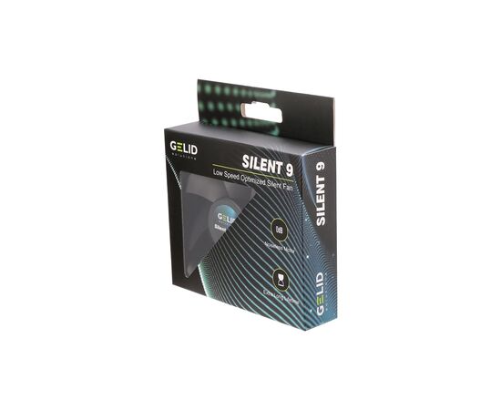 Кулер для корпуса Gelid Solutions Silent 9 Black 90 mm (FN-PX09-16), изображение 4 Кулер для корпуса Gelid Solutions Silent 9 Black 90 mm (FN-PX09-16), изображение 4