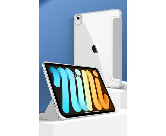 Чохол до планшета BeCover Soft Edge with Apple Pencil Holder iPad Mini 7 2024 Gray (712468), зображення 2 Чохол до планшета BeCover Soft Edge with Apple Pencil Holder iPad Mini 7 2024 Gray (712468), зображення 2