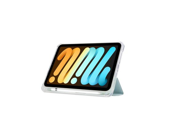 Чехол для планшета BeCover Soft TPU with Apple Pencil Holder iPad Mini 7 2024 Light Blue (712441), изображение 6 Чехол для планшета BeCover Soft TPU with Apple Pencil Holder iPad Mini 7 2024 Light Blue (712441), изображение 6